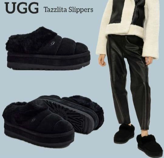 UGG アグ　Tazzlita　タズリータ ブラック 26cm 厚底ブーツ　新品