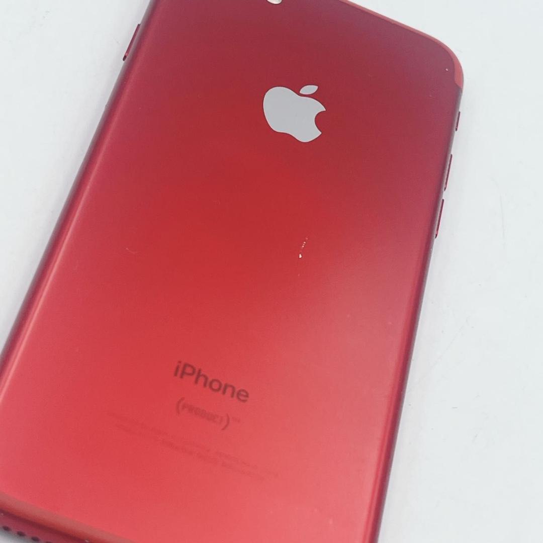 【美品】Appleアップル iPhone7 SIMフリー 128GB 赤 箱付き