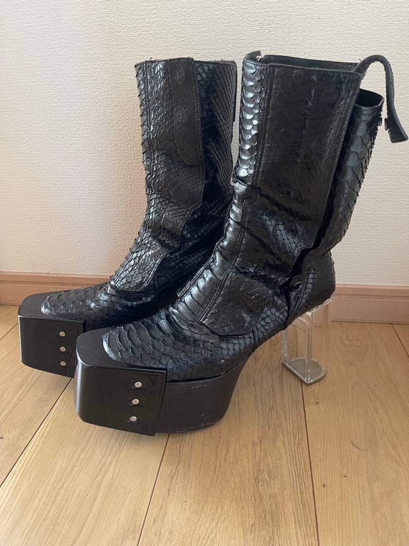 靴 Rick Owens fogpocket beveled platform