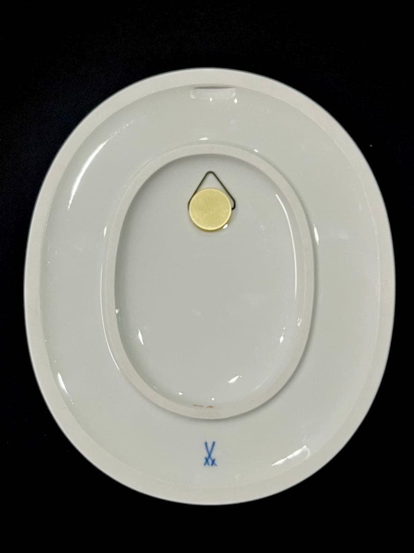 Meissen マイセン /※ 1級品 金彩 フラワーブーケ　レリーフ　陶板