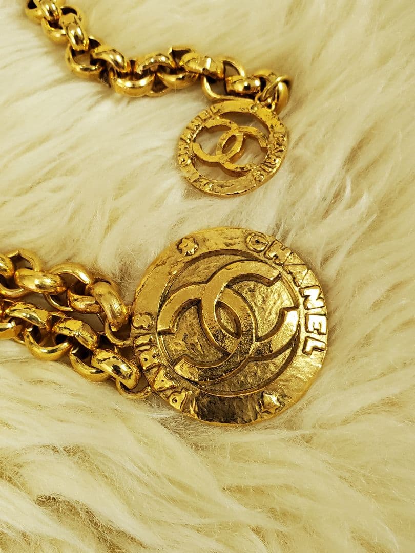 CHANEL シャネル　ゴールドチェーン CCロゴ ベルト