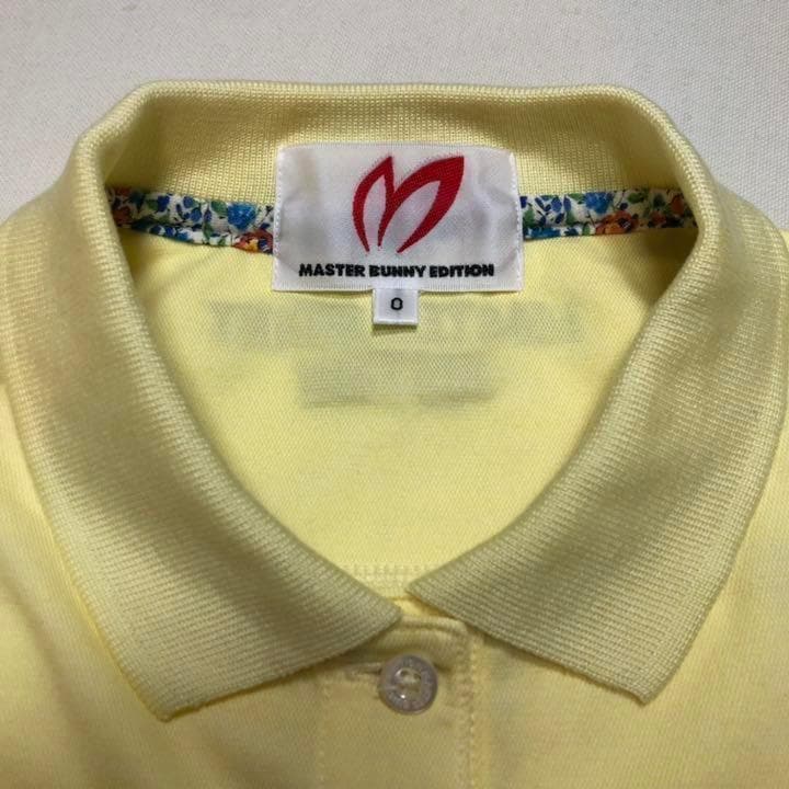 MBE マスターバニー ゴルフ ポロシャツ 日本製 レモンイエロー サイズ0