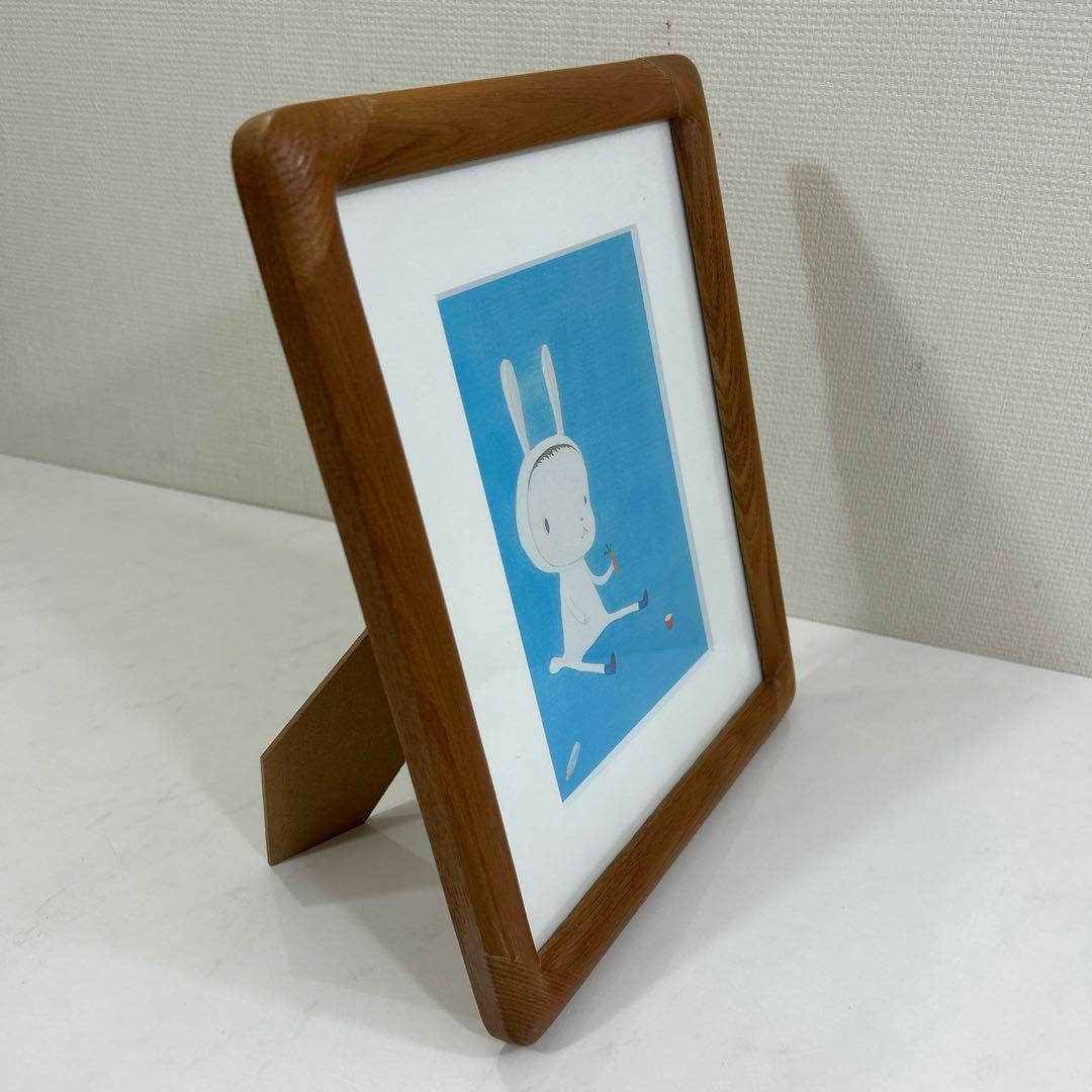 額装　奈良美智　ポスター　うさぎ