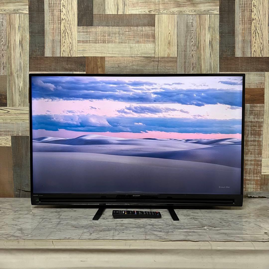 即日受渡❣️全国送料込シャープ40型液晶テレビ外付けHDD録画可　2画面機能