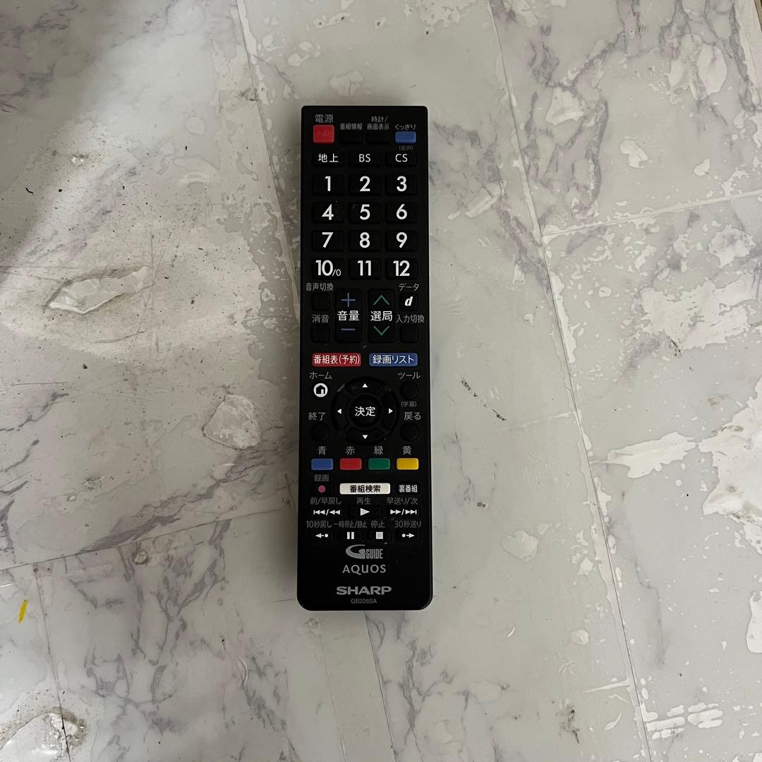 即日受渡❣️全国送料込シャープ40型液晶テレビ外付けHDD録画可　2画面機能