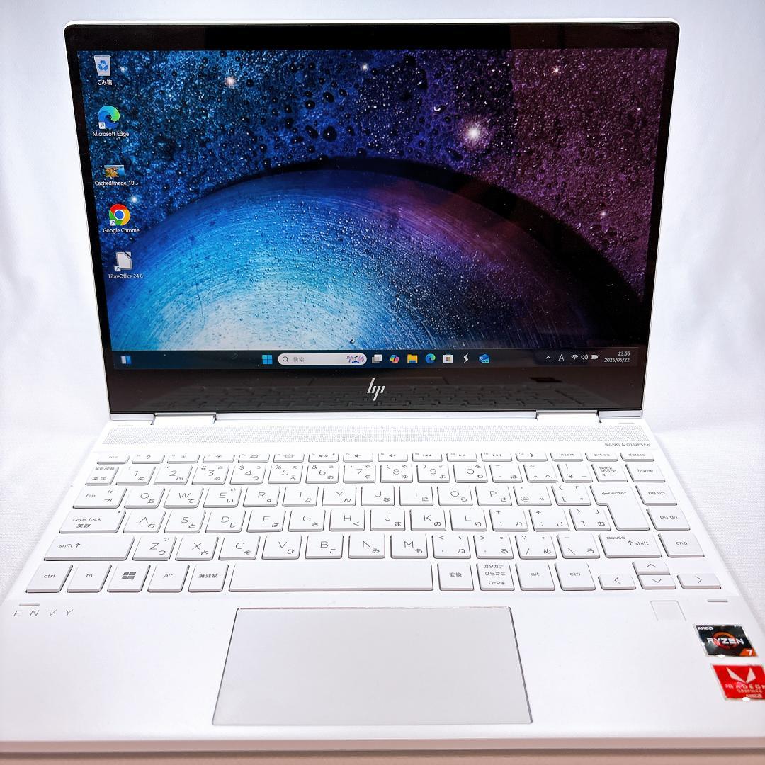 ★セラミックホワイト★ HP Envy x360 2in1 タッチパネル 736