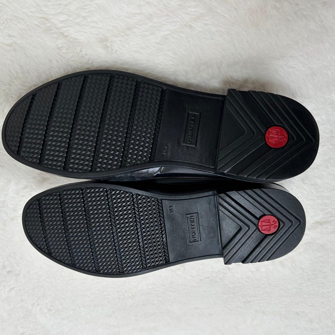 新品◆HUNTERハンター リファインドボウグロス ペニーローファー 完全防水