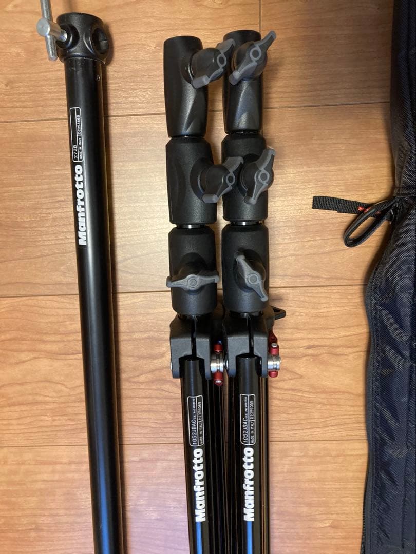 Manfrotto コンパクトスタンド2脚、背景ポール セット　美品
