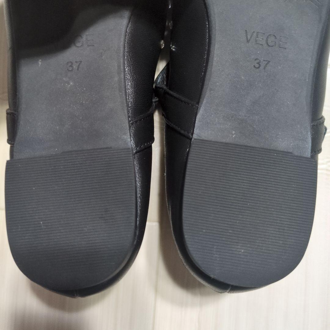 お値下げ　VEGE　ベジ　PIXIE 　ビジュー　フラットシューズ