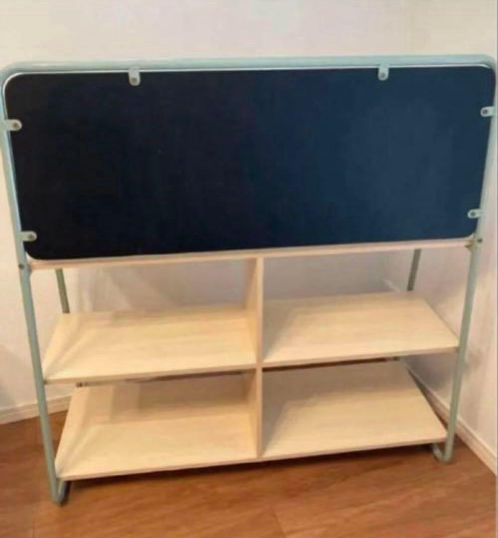 黒板付き　収納家具