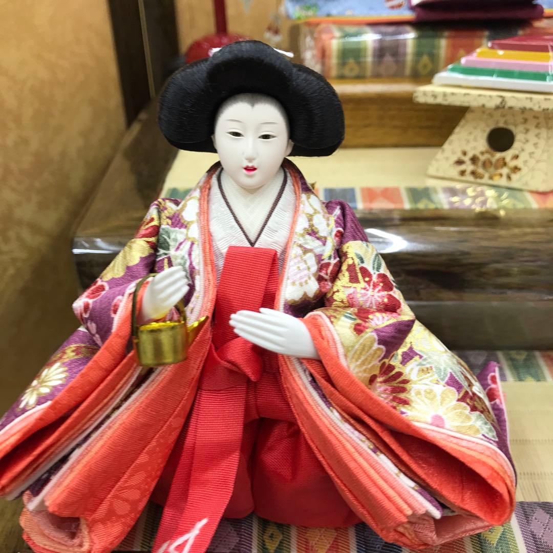 更に大幅値下げ！東玉十二単衣本仕立三段飾り雛人形