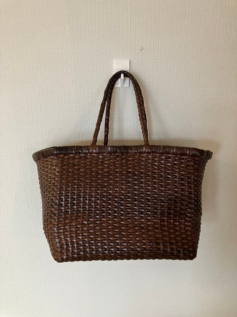 dragon DIFFUSION レザーウーヴンバッグ レザーメッシュバッグ