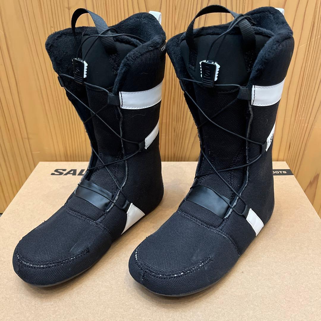 23-24 3回使用　SALOMON スノーボードブーツ ブラック　LAUNCH