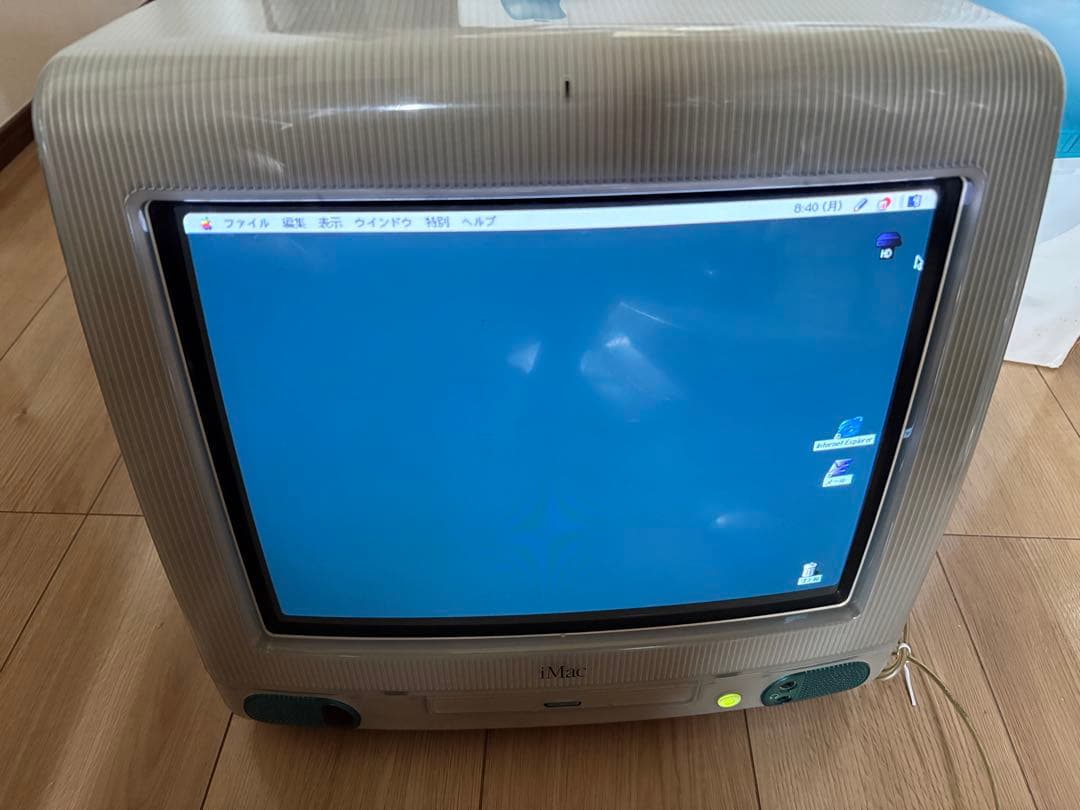 Apple iMac G3 ブルー スケルトン