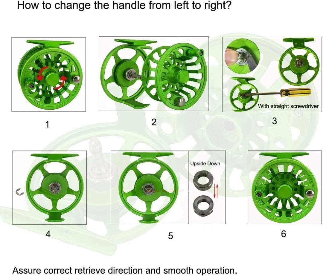 ★新品フライリール★T6061冷鍛造CNCマシンカット切削★７～９番★やや訳あり