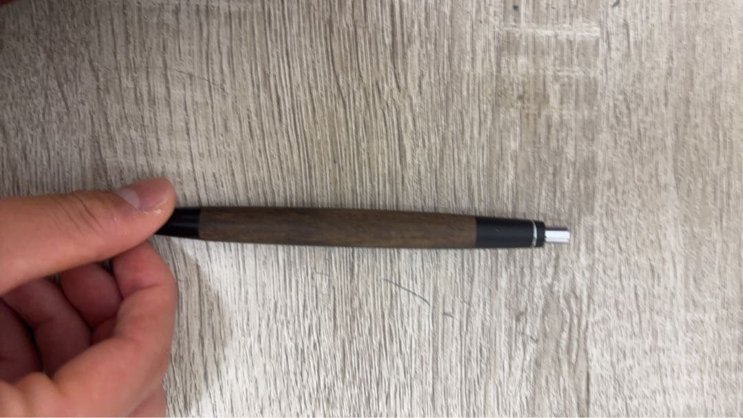 野原工芸黒柿シャーペン新型