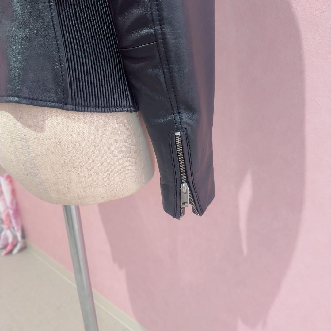 【美品】ディーゼル レザージャケットブラック