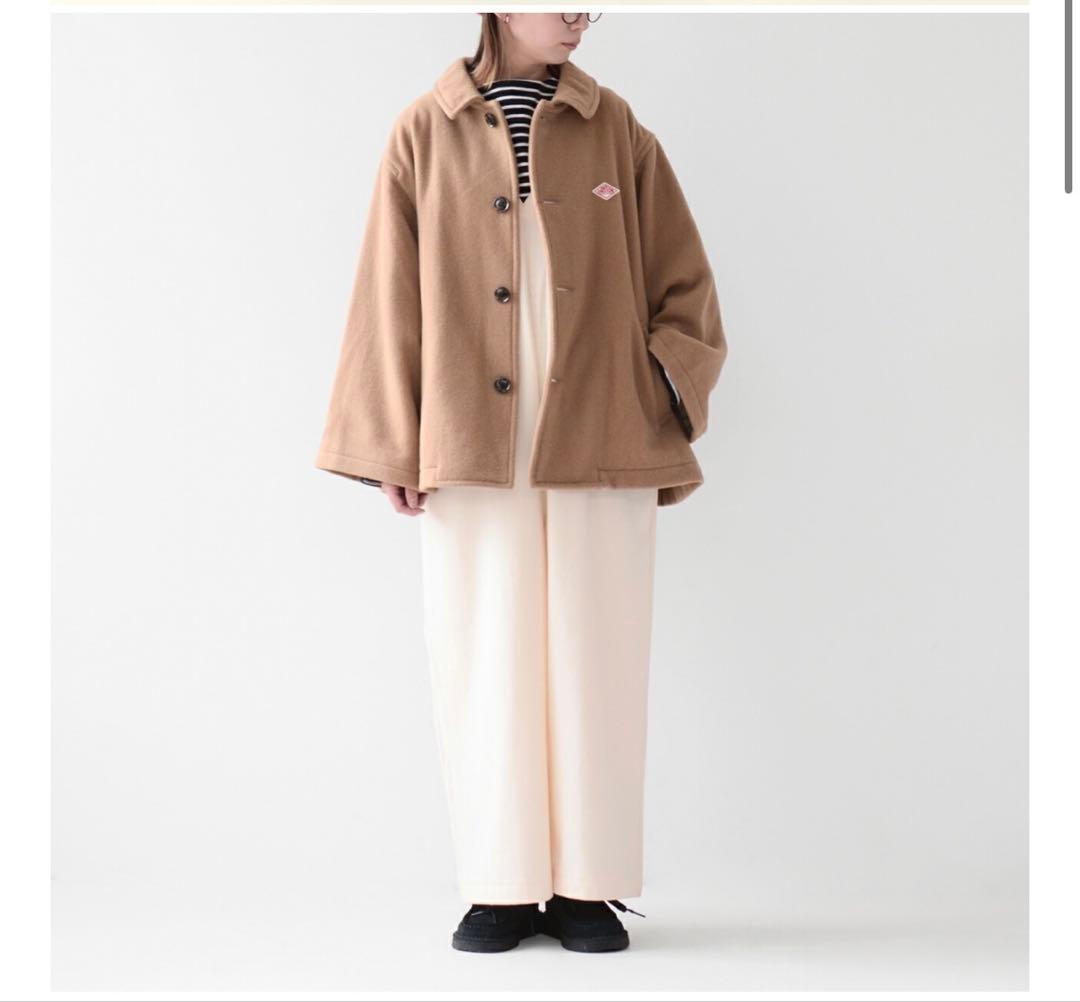 DANTON ダントン　ウールコート　36 キャメル
