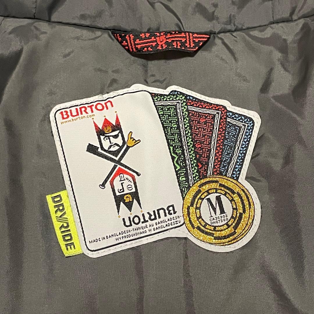 BURTONバートンスノーボードウェアスキーウエアジャケット上白ホワイト黄緑希少