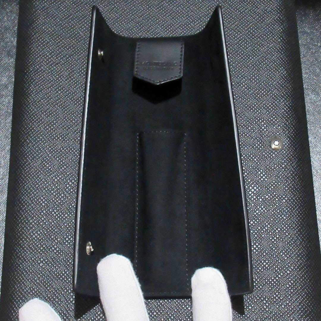 モンブラン ペンケース ペンポーチ ソフトグレイン 1本用 126264