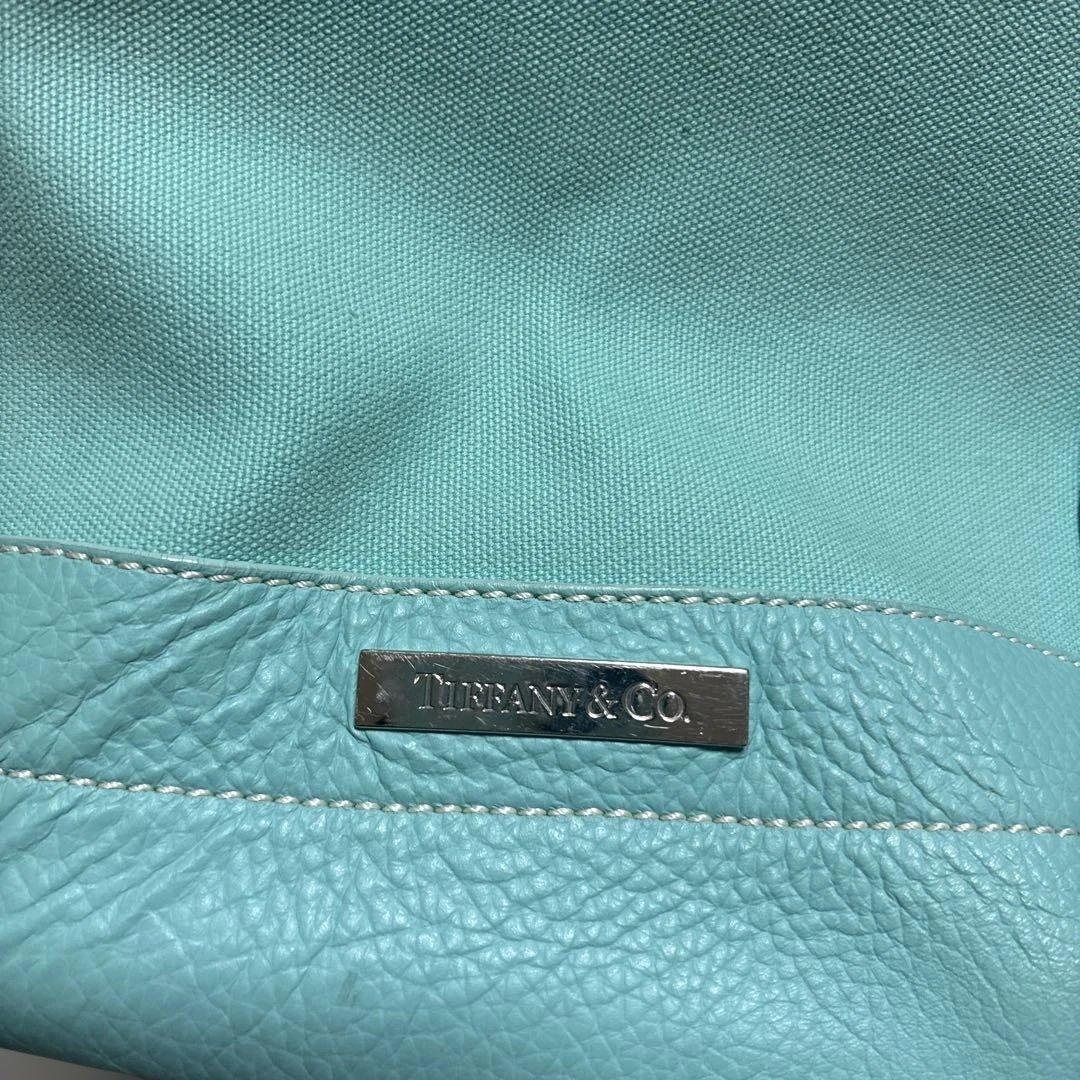 Tiffany キャンバス地ショルダーバッグ