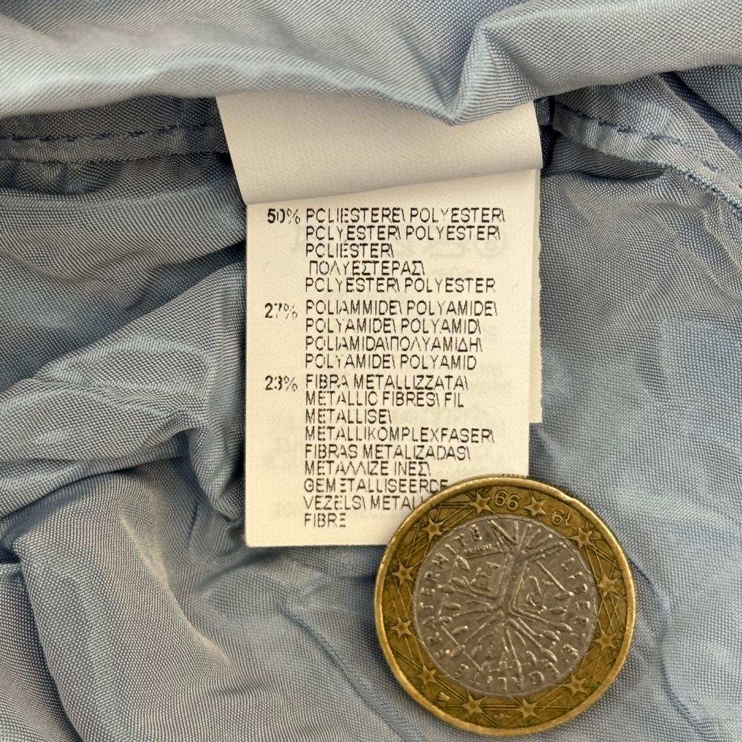 ブルネロクチネリ ポリ フーデット コート サックス 38 ナイロンコート