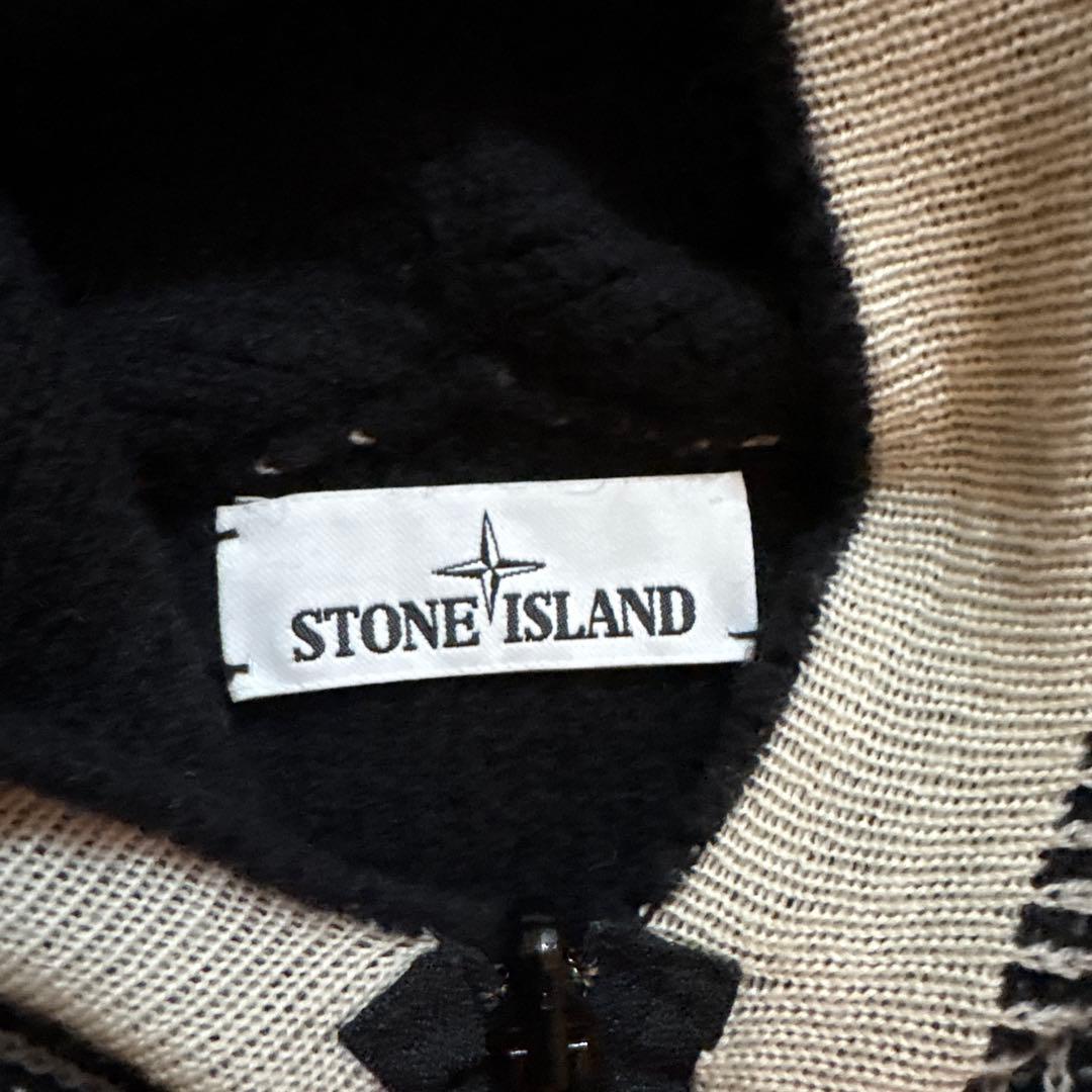 stone  ニット カーディガン ジップアップ ポーカー M