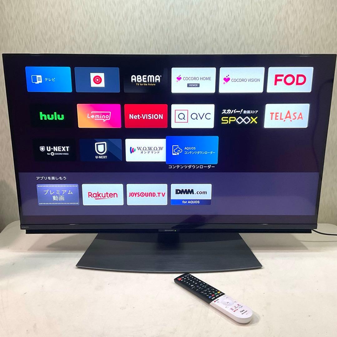 シャープ40型 液晶テレビ4Kチューナー内蔵 4T-C40CL1 2020年