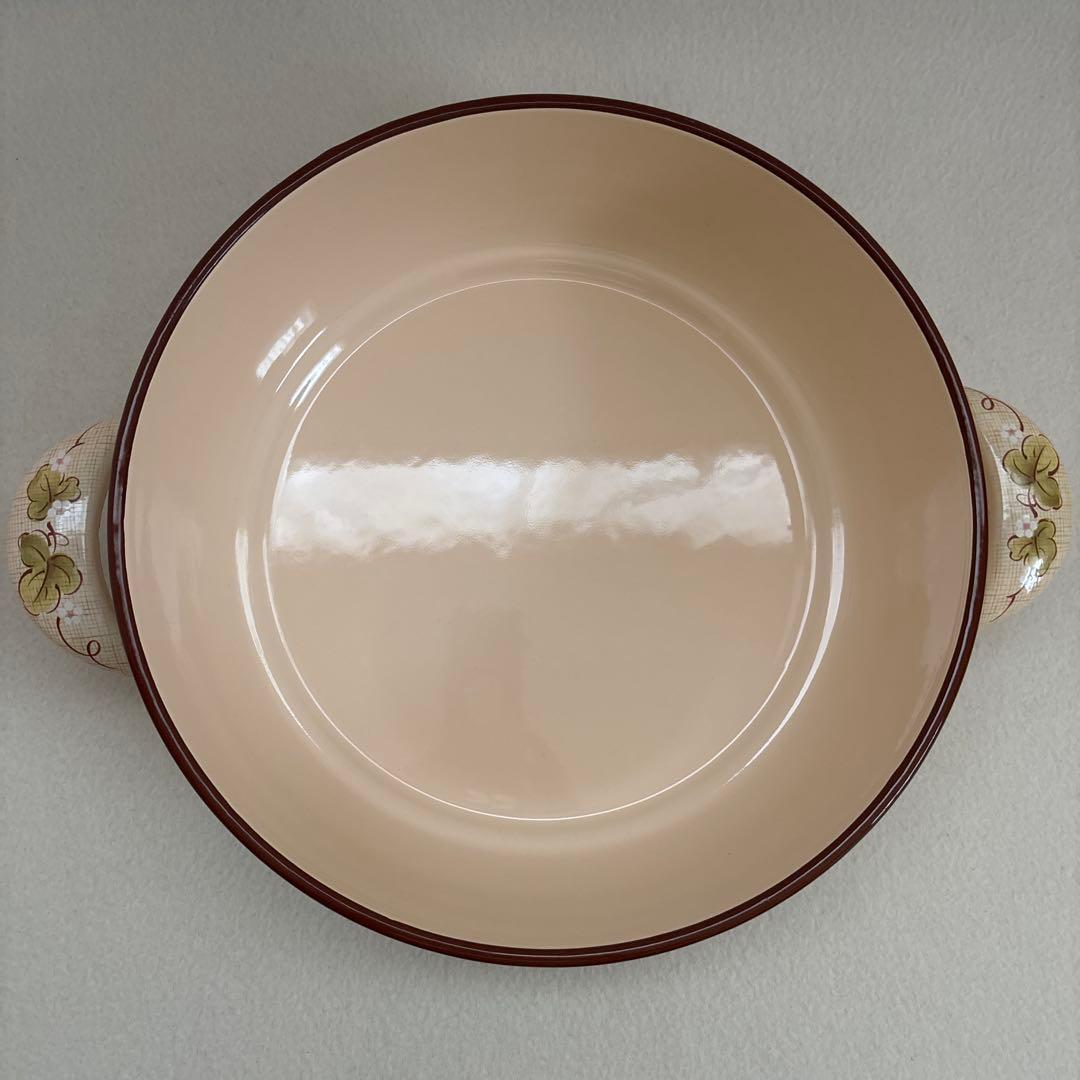 エジリー♡EJIRY 華ぶどう ホーロー鍋 なべ 葡萄 26cm【激レア】