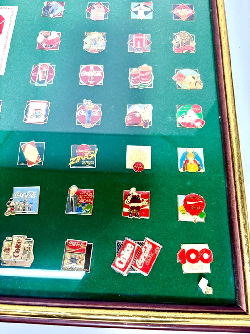 #コカコーラ100周年記念 ピンバッジ コレクターズセット 1886-1986