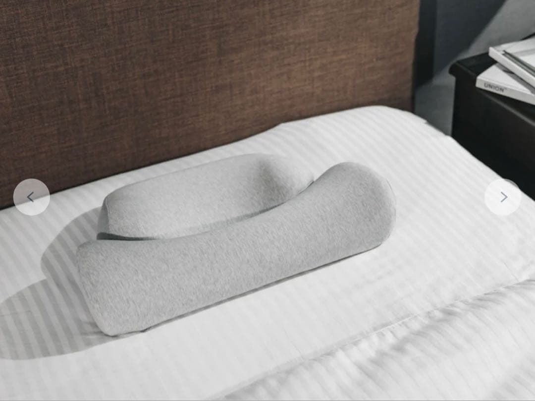 CALQS カルクス 首と肩のことだけを考えたダブル枕ベーシック ライトグレー