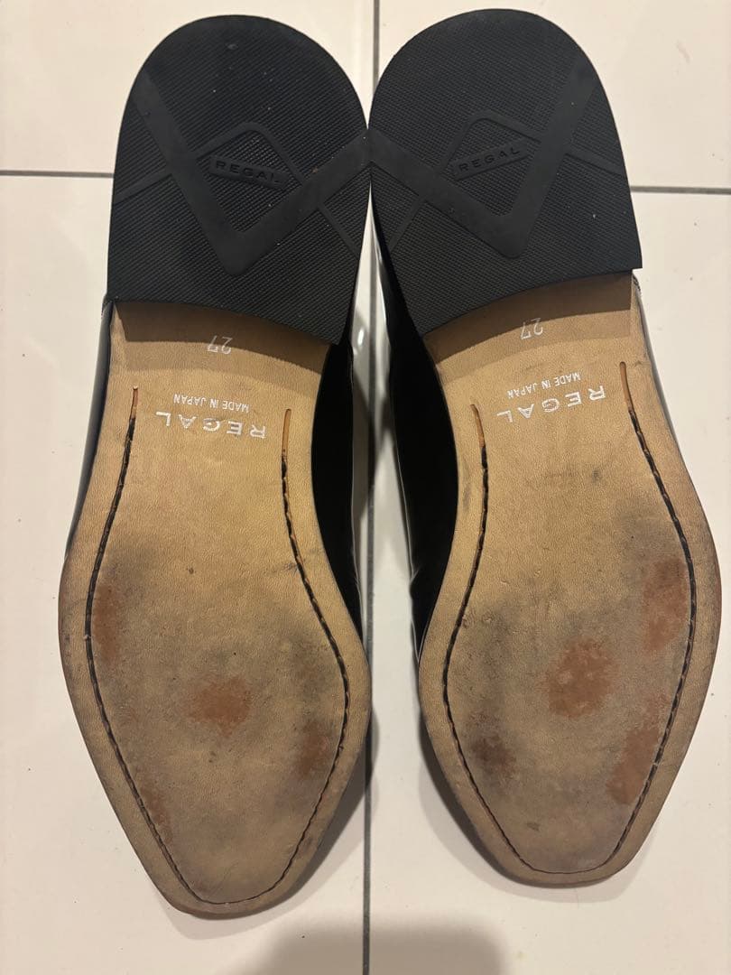 REGAL Worth collection ブラックドレスシューズ27センチ