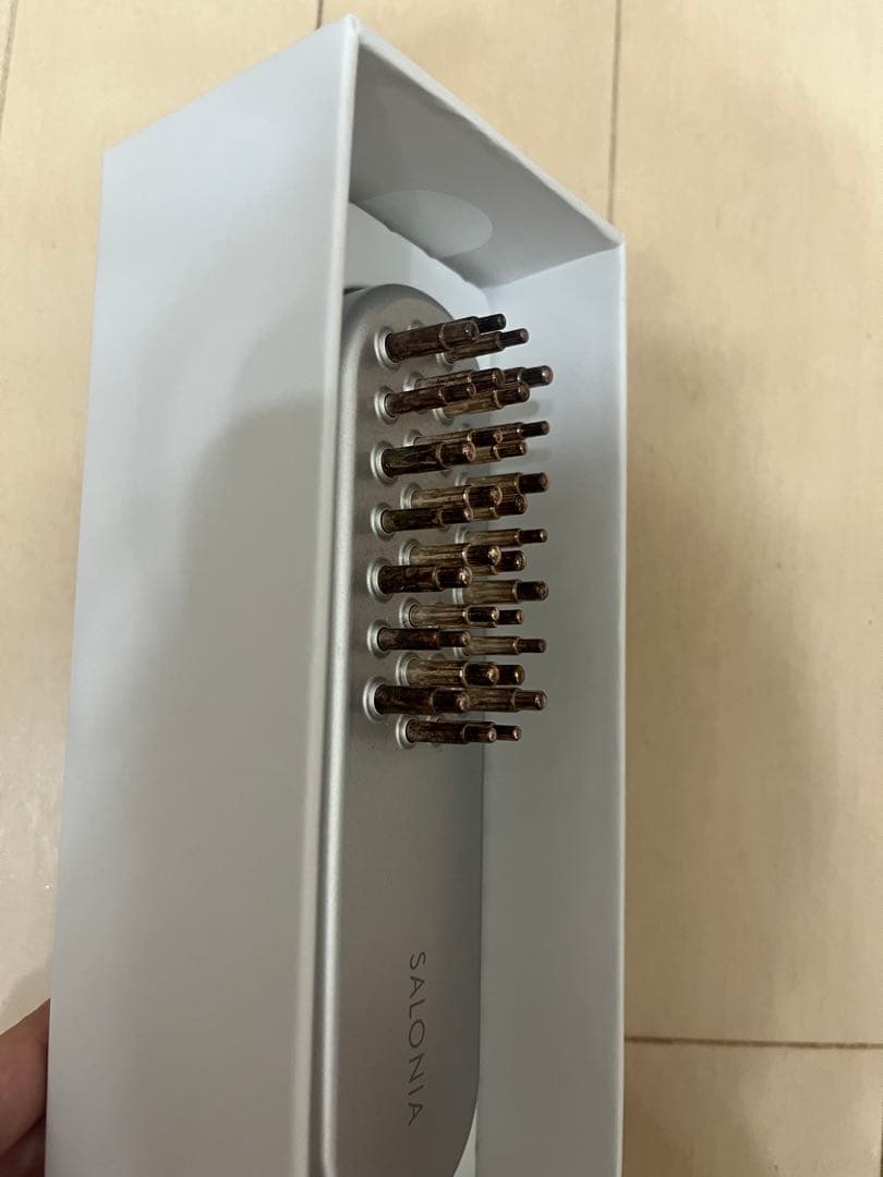 SALONIA 電気バリブラシ　シルバー
