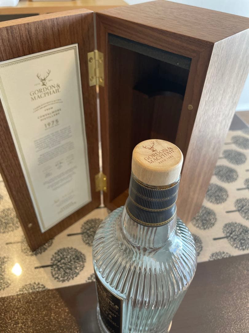 Gordon&MacPhail 1975 ゴードン&マクファイル⭐︎空瓶&化粧箱付