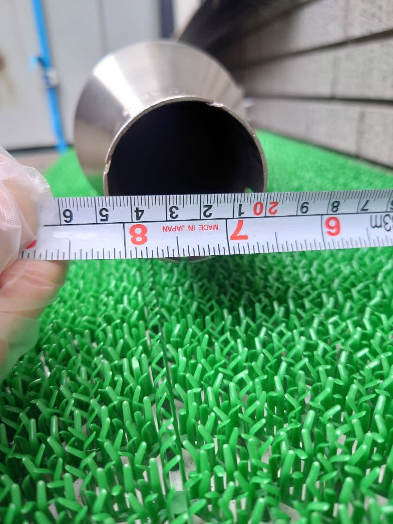 スリップオンマフラー スーパートラップ風マフラー　差込口45mm