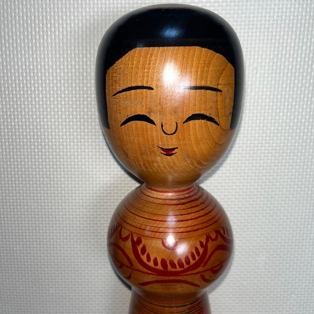 ⭕️伝統こけし　木地山こけし　ダルマこけし　⭕️超レアこけし　現代の名工　小椋久太郎