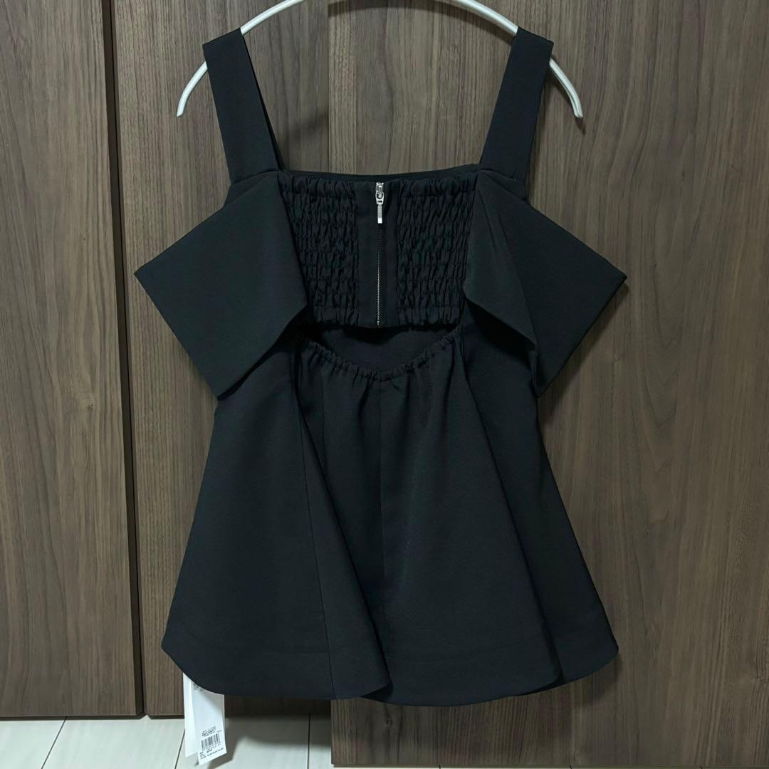 ちゃろ【フレイアイディー】ペプラムトップス★タグ付き新品未使用 サイズ1