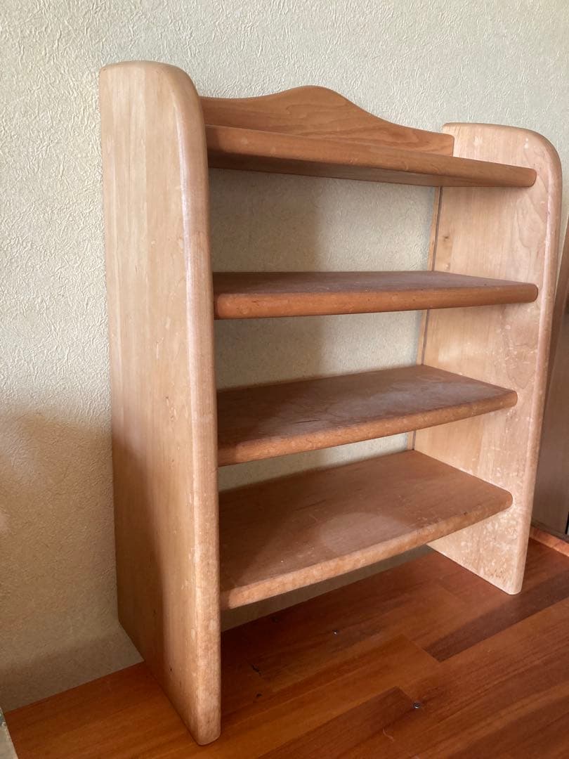 木製シェルフ　無垢仕上げ　ドイツ製