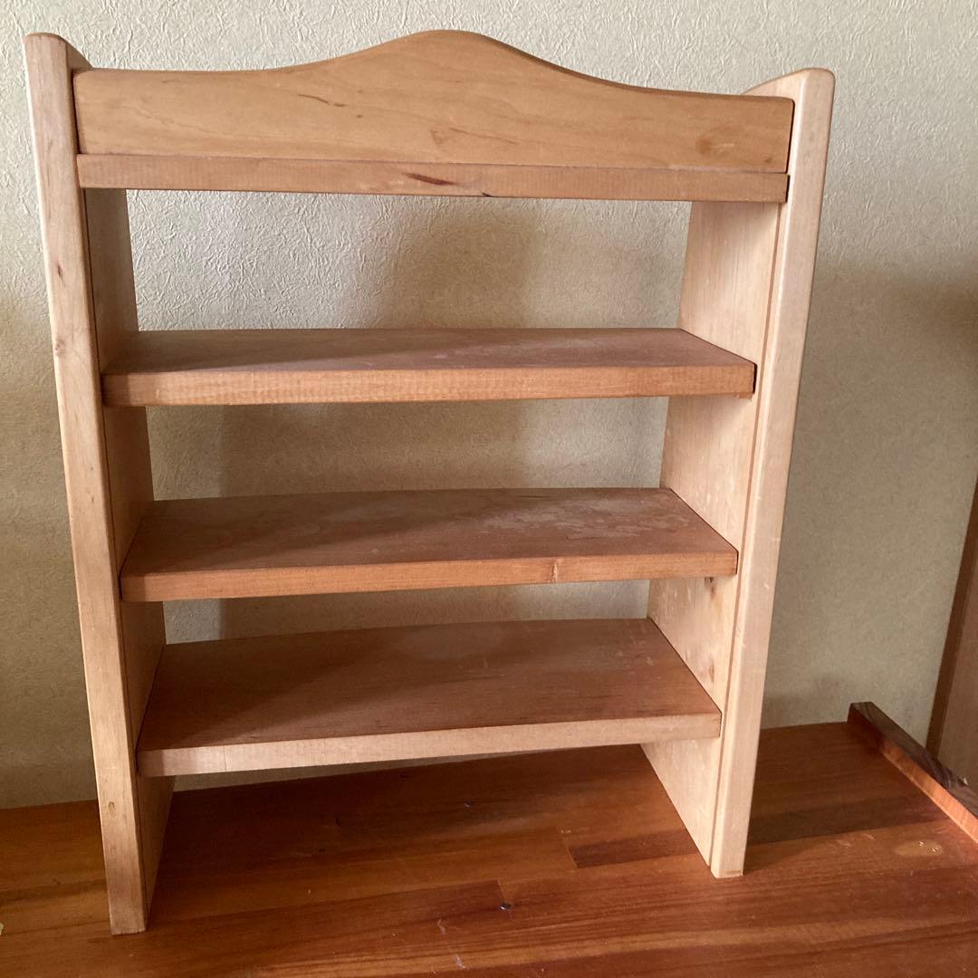 木製シェルフ　無垢仕上げ　ドイツ製
