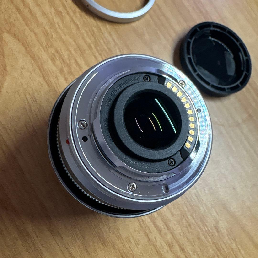 Panasonic 25mm シルバー 単焦点レンズ H-H025