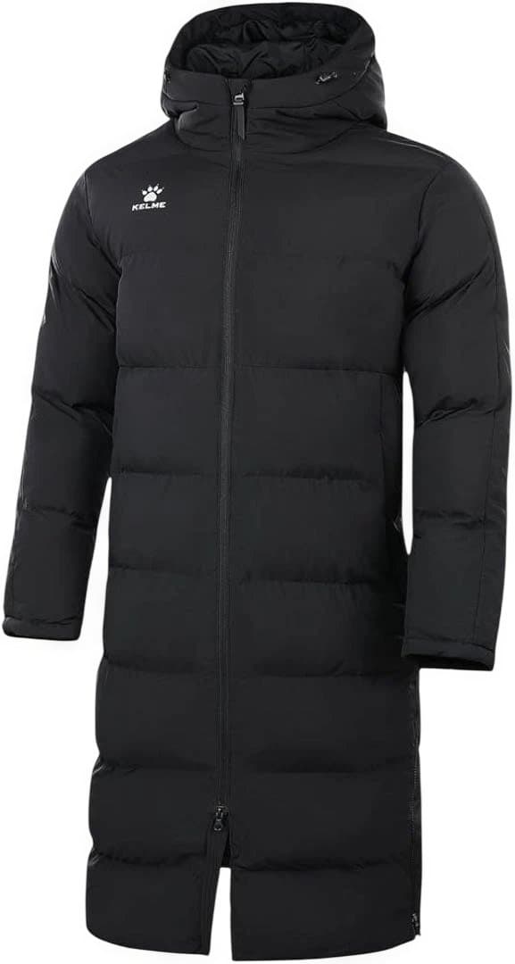 新品✨ケルメ　KELME 中綿　ベンチコート　ロングコート　Sサイズ　ブラック