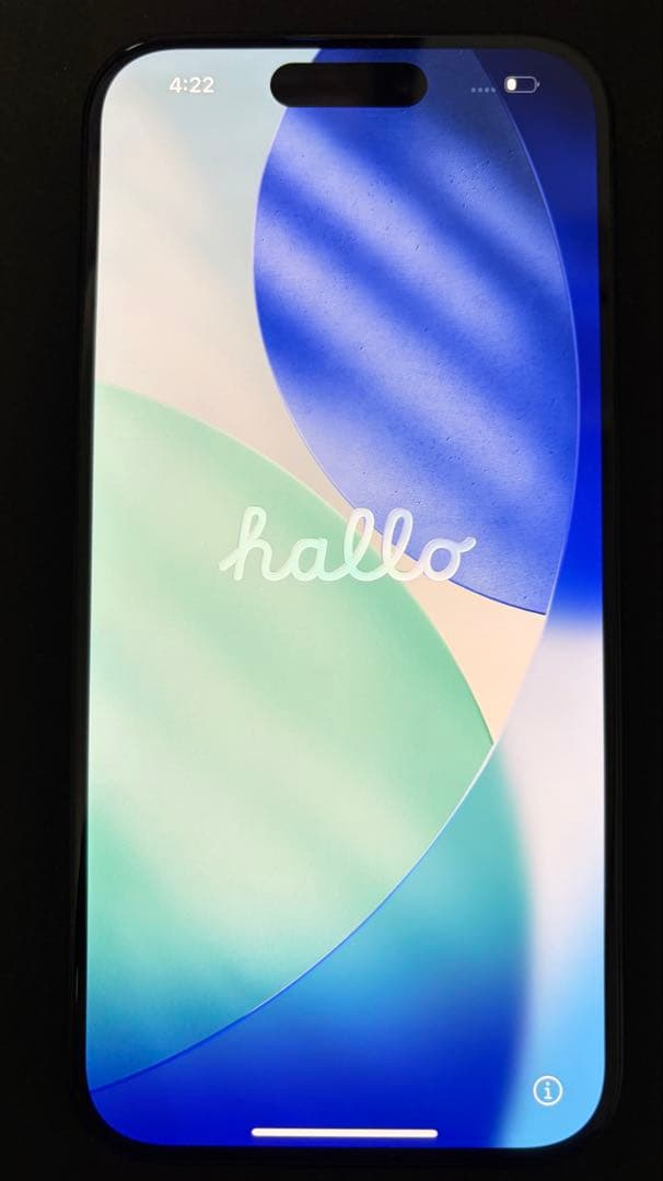 iPhone 15 pro ブルーチタニウム　128gb simフリー