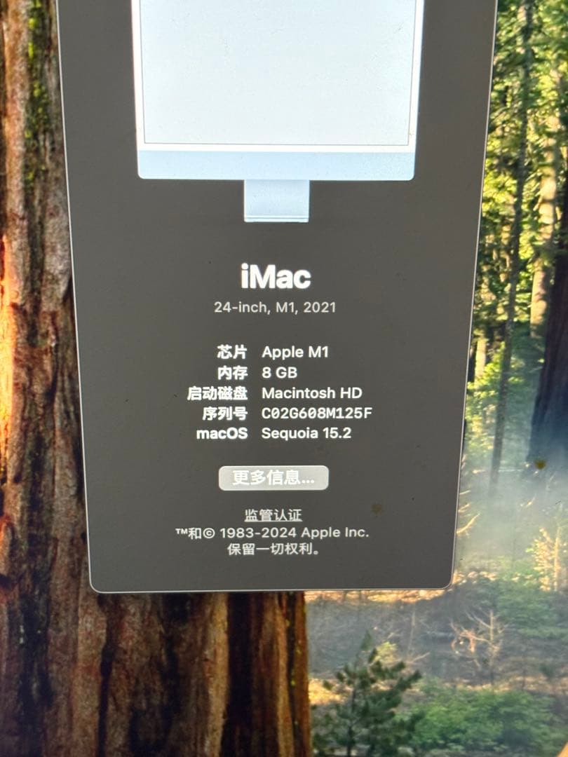 Macデスクトップ Apple iMac 24-inch M1 2021