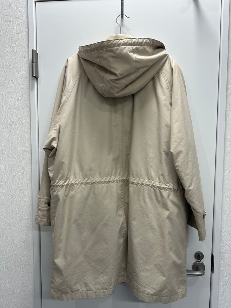 Burberry フード付きモッズコート ベージュ