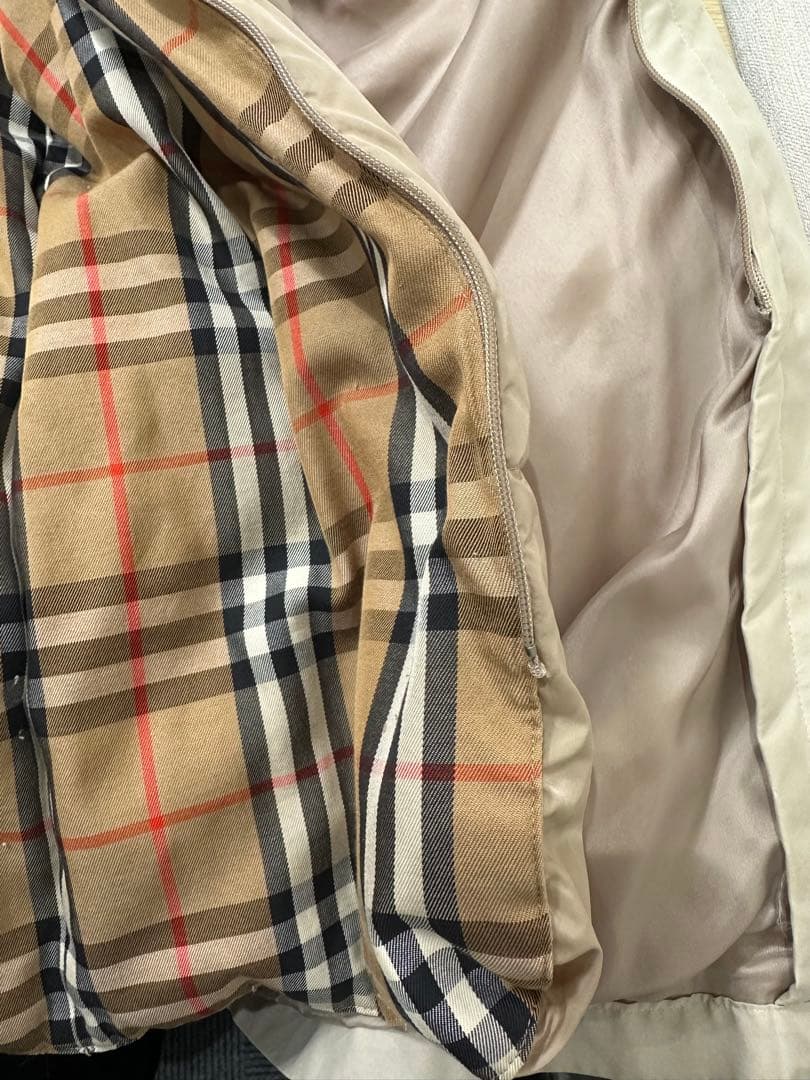 Burberry フード付きモッズコート ベージュ