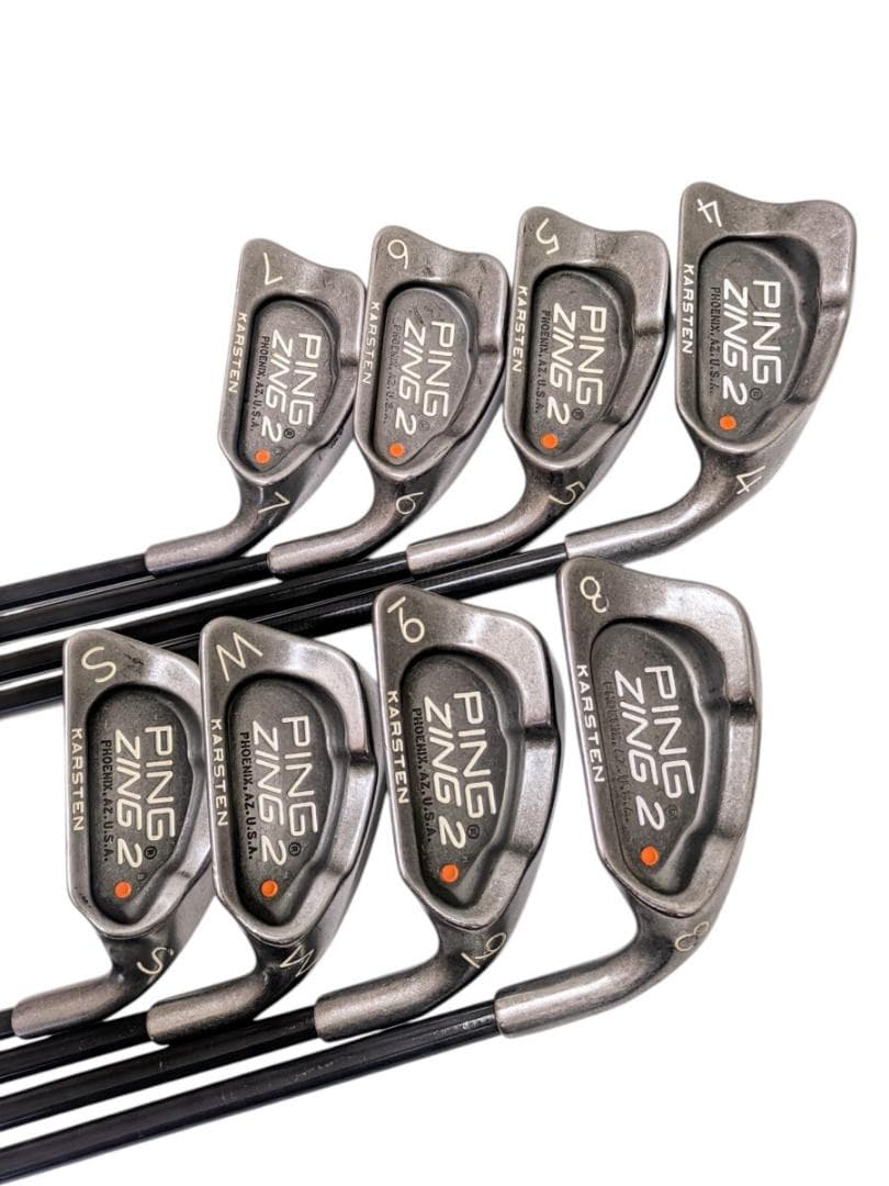 ピン PING ZING2 オレンジドット アイアン 4-9 W.S 8本