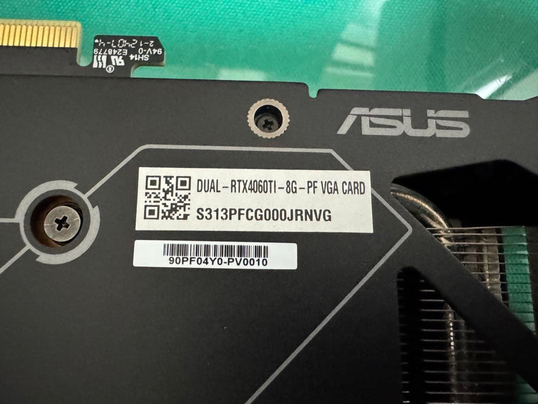 【中古】 NVIDIA Geforce RTX4060Ti 8GB