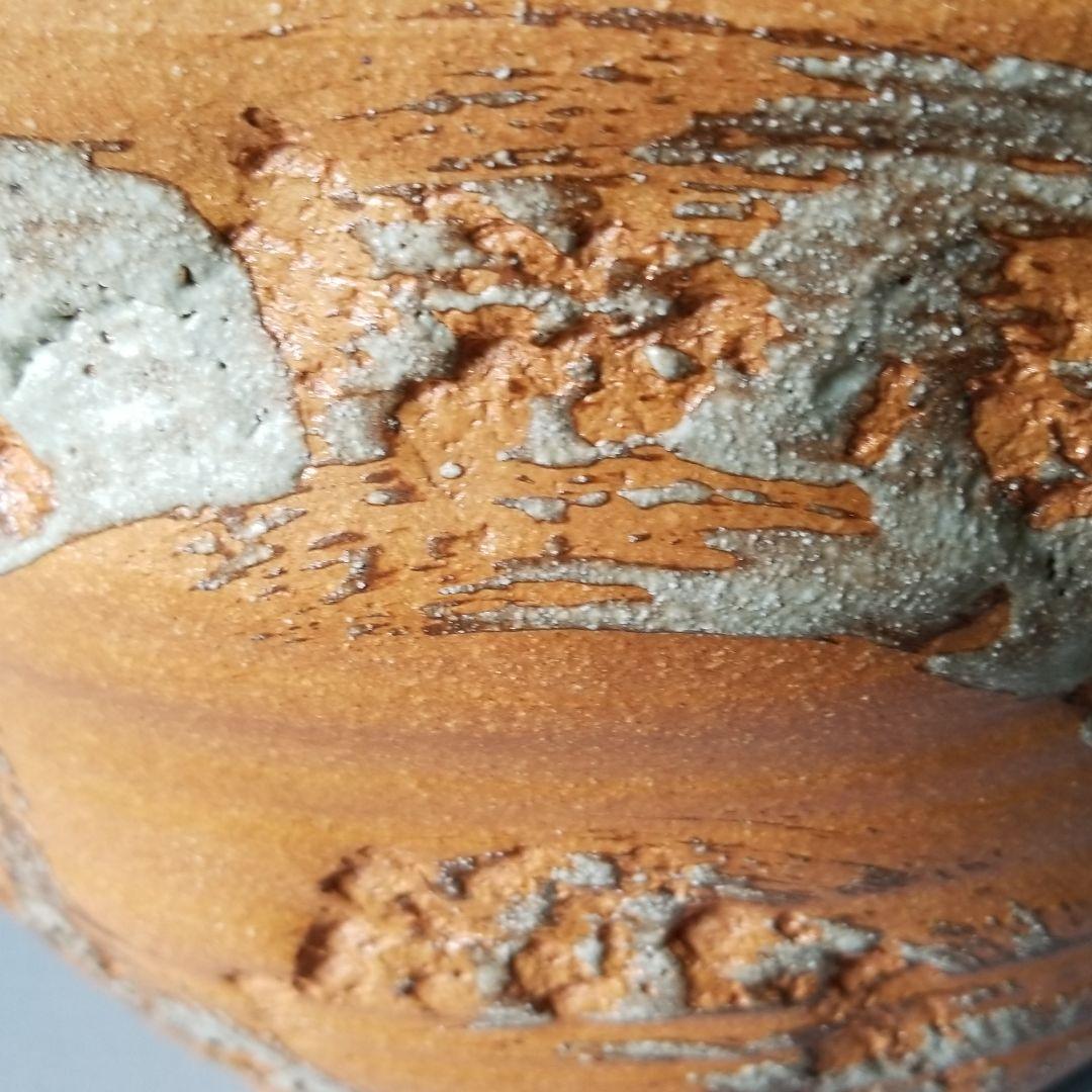 信楽焼傘立て 大容量❗ 手作り土味 高さ４８cm