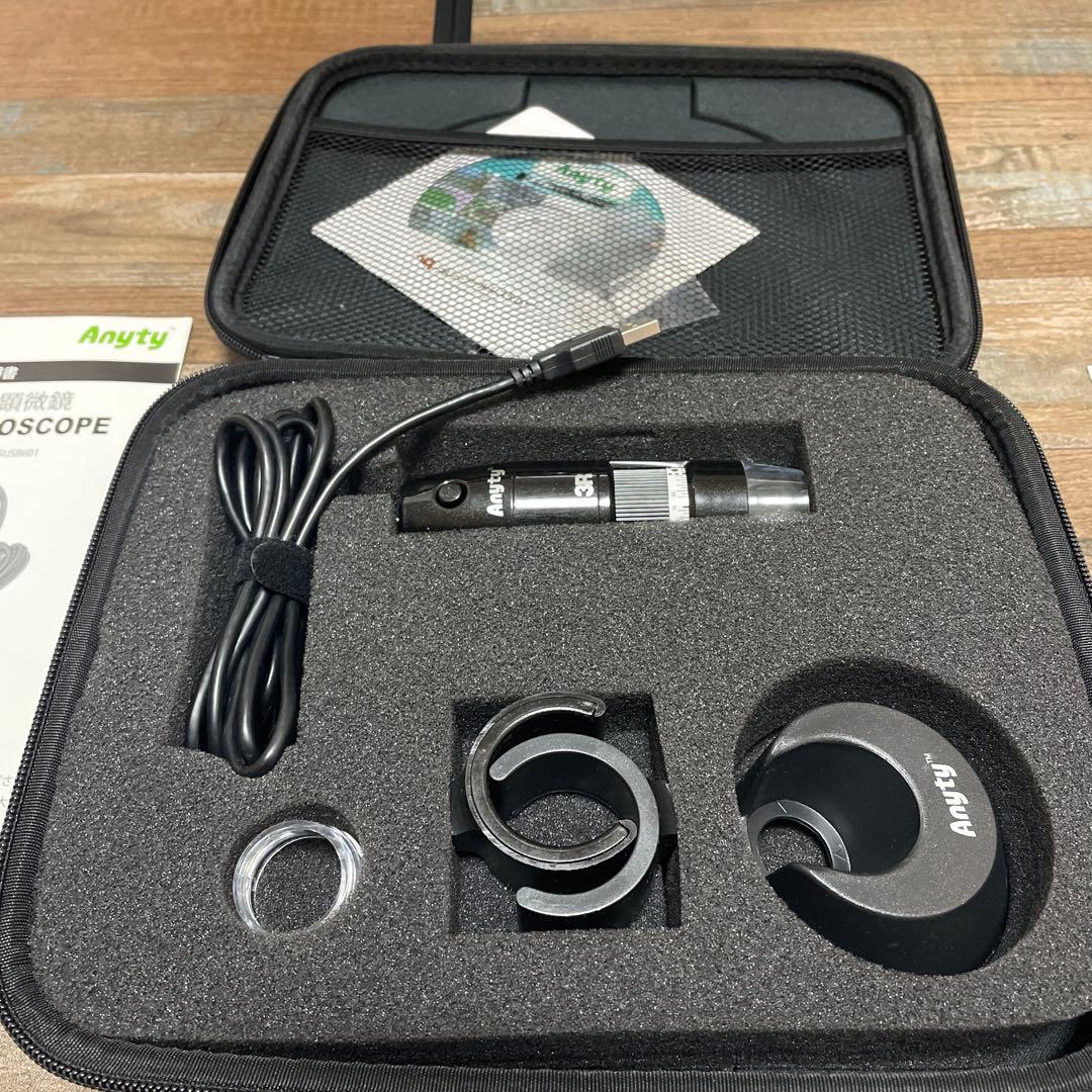 【美品】【動作確認済】 Anyty 3R デジタル顕微鏡 USB接続