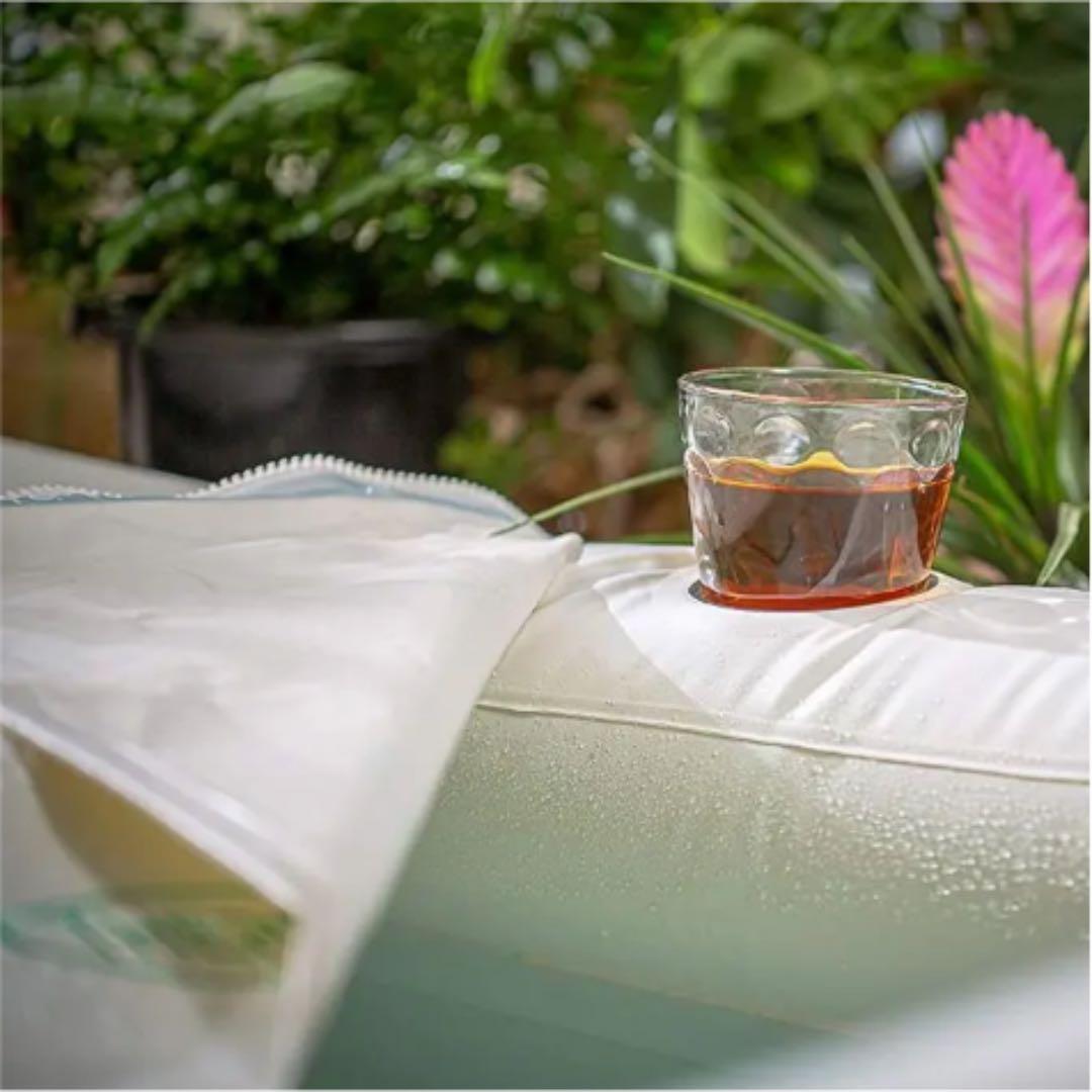 【新品】オシャレで大人気‼︎ 自宅で夢の露天風呂セット! 室内でも使える！